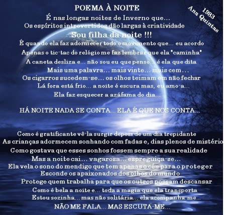 Poema à Noite